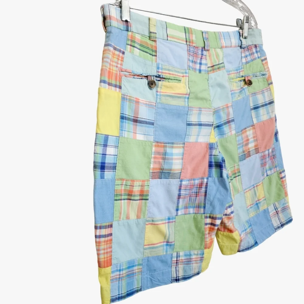 Brooks Brothers Plaid Multicolor Cotton Shorts